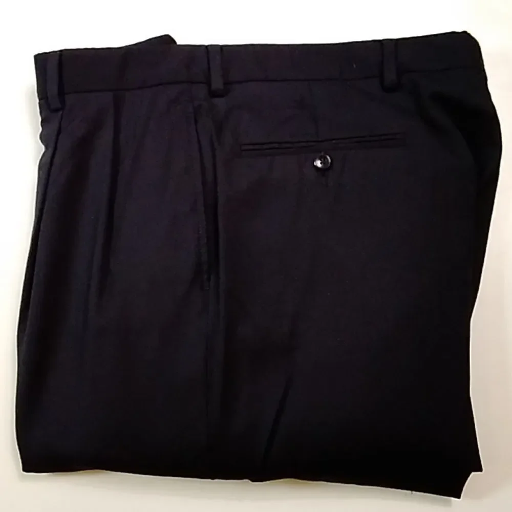 Jo's A Bank Elite Pants Suit Navy Blue Appropriate Size 36 / 38 No Tag